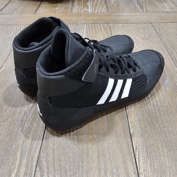 adidas Other - Adidas HVC Wrestling Black White Shoes Men's Size 10.5 AQ3325